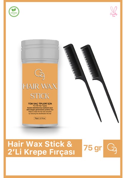 Stick Wax Ve 2 Adet Krepe Tarağı