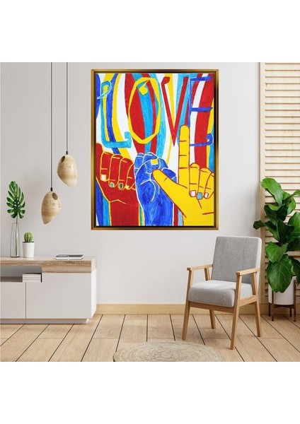 Altın Çerçeveli Tablo AS929