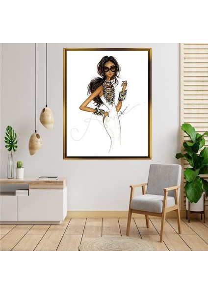 Altın Çerçeveli Tablo AS695