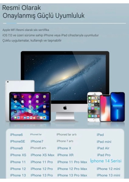 İ66 64Gb. MFi Apple Lisanslı iphone Lightning ve Usb 3.2 Süper Hızlı Orjinal Otg Çift Giriş Flash Bellek Süper Hızlı Metal Sağlam Orjinal