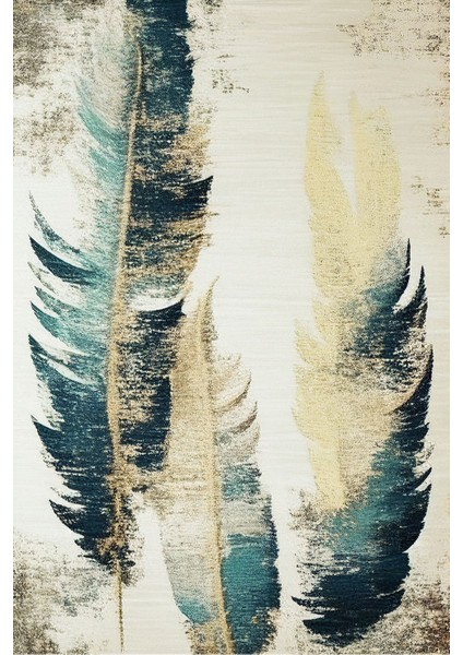 Harikabirev|yeşil-Krem Renk Soyut Yaprak Kombini |temperli Çerçeveli Cam Tablo 2li Dikey modelleri