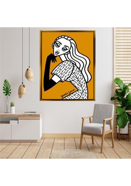 Altın Çerçeveli Tablo AS4729