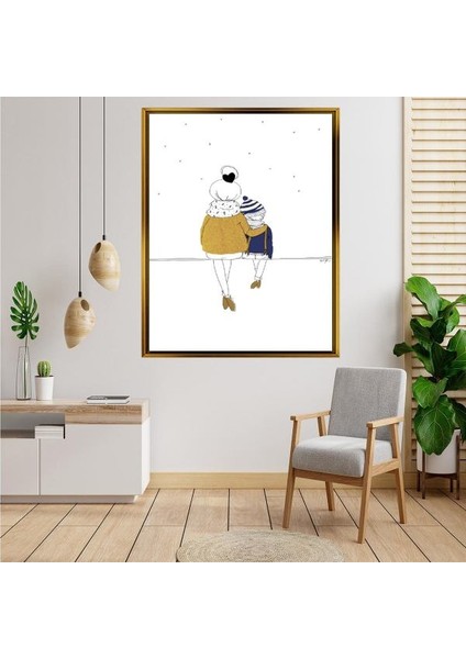 Altın Çerçeveli Tablo AS2608