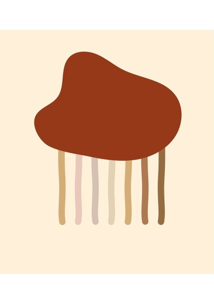 Harikabirev|krem-Kahverengi Minimalist Bohem Seti 02|çerçeveli Cam Tablo 3lü Dikey fırsatları