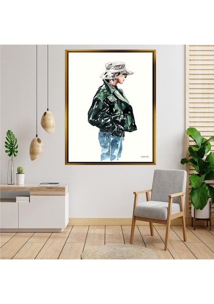 Altın Çerçeveli Tablo AS2707