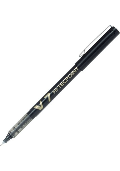 V7 Hi-Tecpoint Siyah Iğne Uçlu Roller Kalem