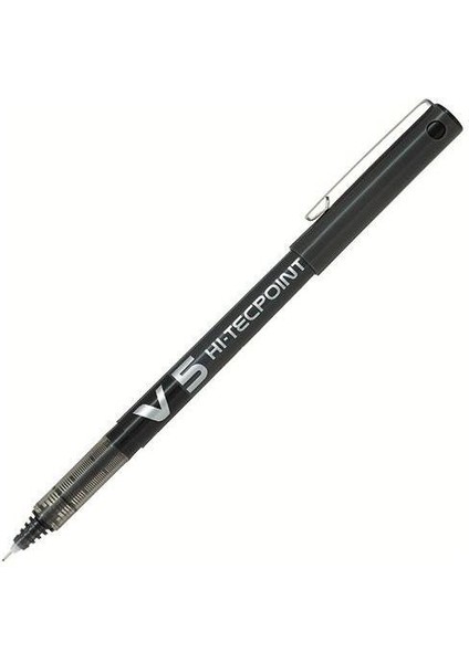 V5 Hi-Tecpoint Siyah Iğne Uçlu Roller Kalem