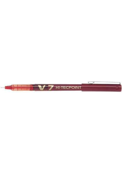 V7 Iğne Uçlu Roller Kalem Kırmızı Bx V7 R