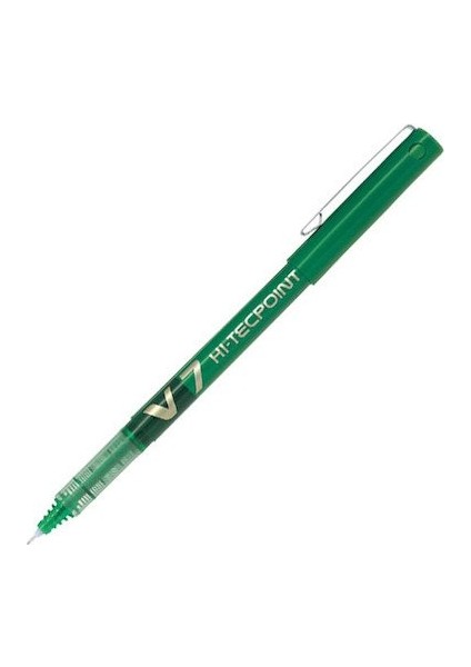 V7 Hi-Tecpoint Yeşil Iğne Uçlu Roller Kalem