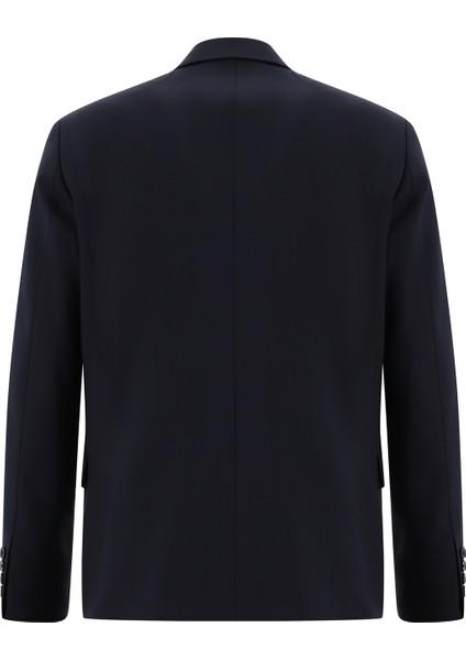 Slim Fit Dar Kesim Yünlü Kruvaze Takım Elbise modelleri