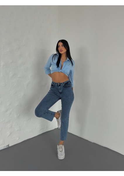 Boyfit Jean Kot Pantalon