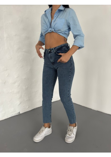 Boyfit Jean Kot Pantalon
