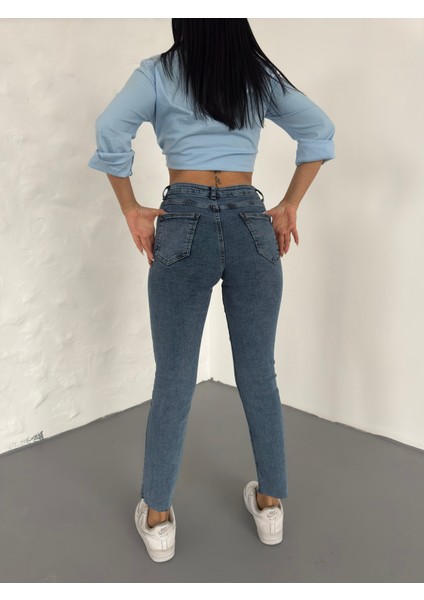 Boyfit Jean Kot Pantalon