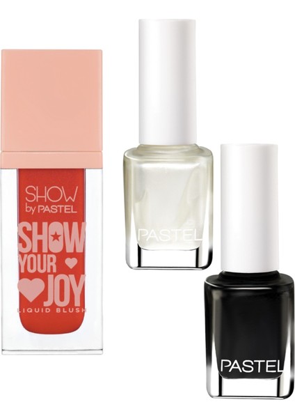 Show Your Joy Liquid Blush - Likit Allık 52 + Oje 02 ve 38