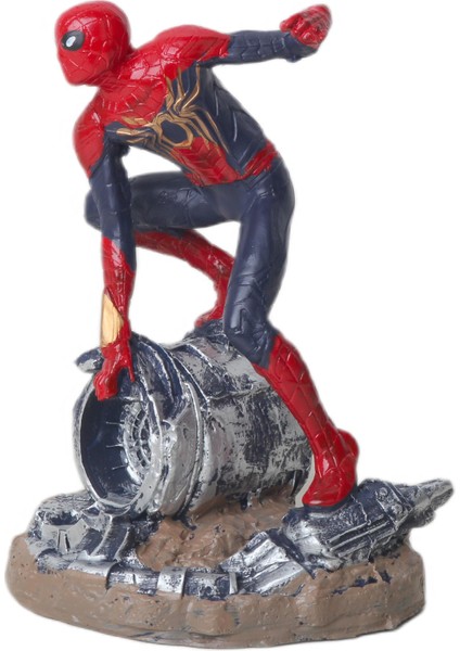 Spiderman Örümcek Adam Koleksiyon Karakter Figür Biblo Doğum Günü Ev Ofis Yeni Yıl Hediyesi 18 cm . modelleri