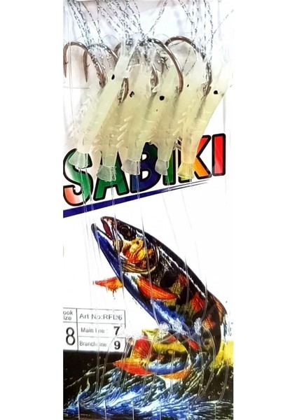 Sabiki Karides Çapari Glow No:13