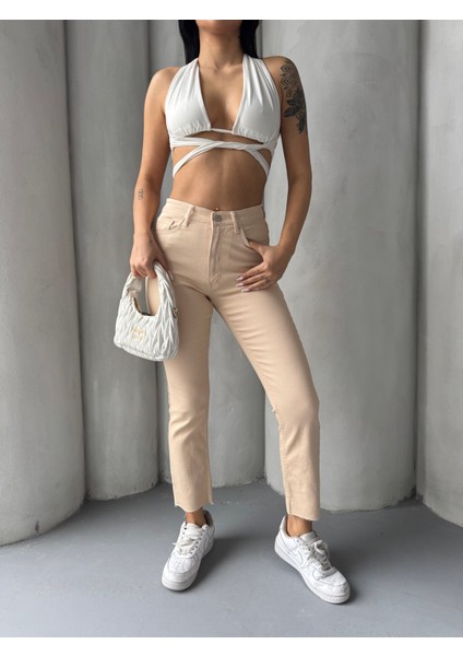 Boyfit Jean Kot Pantalon