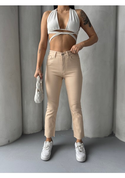 Boyfit Jean Kot Pantalon