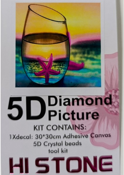 Elmas Boyama Boncuklu Kristal Taşlı Pano 30X30 Kit Tam Set fiyatları