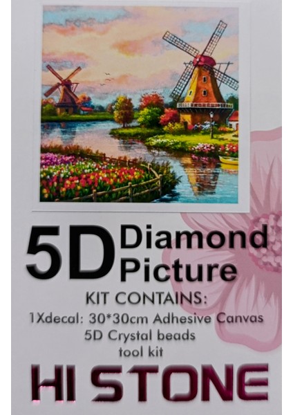 Elmas Boyama Boncuklu Kristal Taşlı Pano 30X30 Kit Tam Set fiyatları