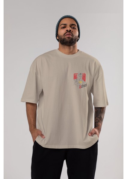 Batman (12) Ön Sol Baskılı Oversize T-Shirt Erkek Kadın Unisex Pamuk Bisiklet Yaka Tişort indirimleri