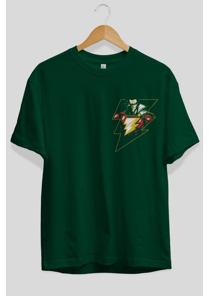 Flash Avengers (3) Ön Sol Baskılı Oversize T-Shirt Erkek Kadın Unisex Pamuk Bisiklet Yaka Tişort fiyatları