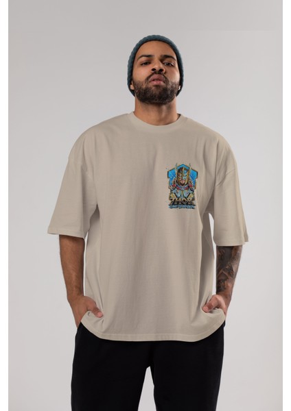 Thor Love And Thunder Ön Sol Baskılı Oversize T-Shirt Erkek Kadın Unisex Pamuk Bisiklet Yaka Tişort indirimleri
