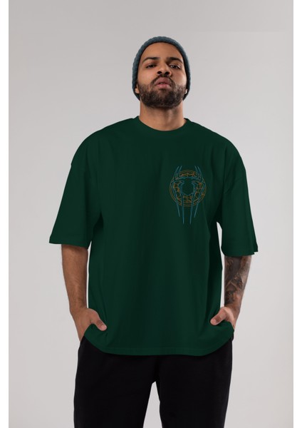 Spiderman (30) Ön Sol Baskılı Oversize T-Shirt Erkek Kadın Unisex Pamuk Bisiklet Yaka Tişort indirimleri