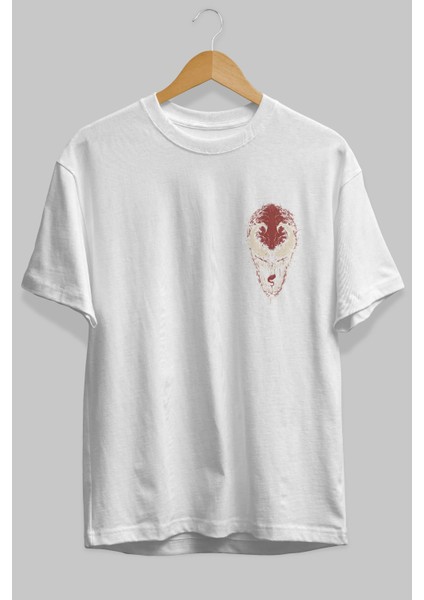 Venom (12) Ön Sol Baskılı Oversize T-Shirt Erkek Kadın Unisex Pamuk Bisiklet Yaka Tişort fiyatları