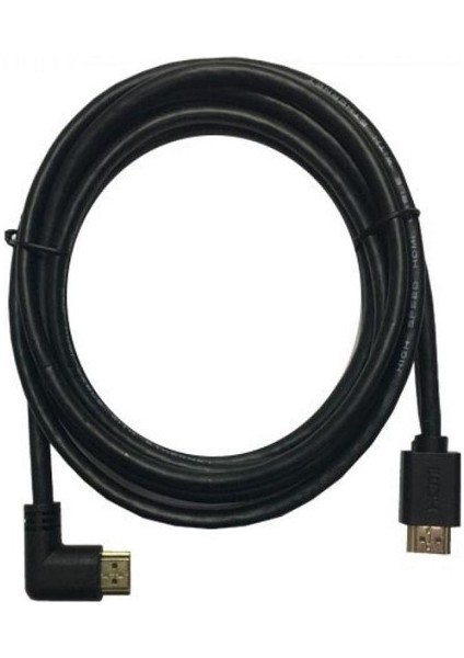 1.5 Metre 90 Derece HDMI Kablo Yan HDMI Kablo HDMI 90 Derece Kablo modelleri