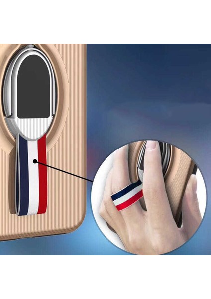 Galaxy J7 2015 Uyumlu Kılıf Kenarları Silikon Arkası Sert Yüzüklü Standlı Kumaş Halkalı Foxy Kapak fiyatları