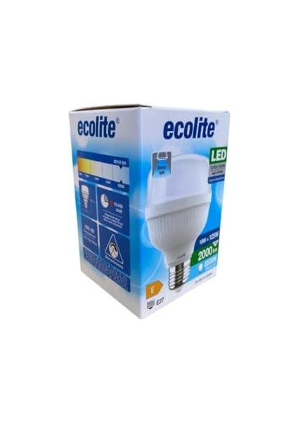 18W (125W) Jumbo LED Ampul 6500K Beyaz Işık E27 Duylu 2000 Lümen fiyatları