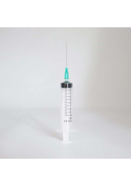 10 ml Yeşil Uç Enjektör 400 Adet