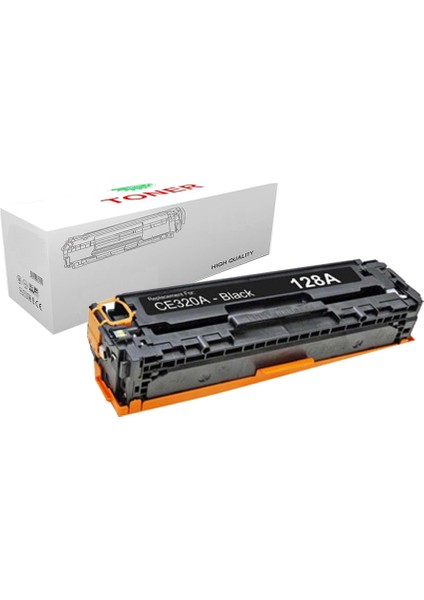 Hp 128A-CE320A/ Hp Color Laserjet CM1415FNW Muadil Toneri Siyah Renk