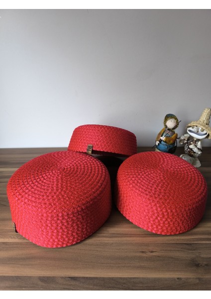 3 Lü Kırmızı Sepet, Havlu Sepeti, Mutfak ve Banyo Organizer, Çok Amaçlı Sepet Takımı 22 x 8 cm fırsatları