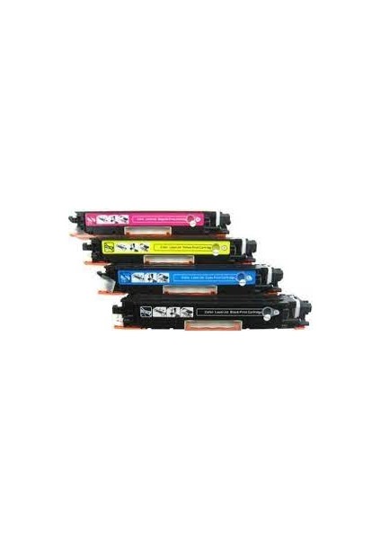 Toner CE310-311-312-313/CF350/CRG729/CRG730/130A/126A Color Jet Renkli 1 Set Muadil Toner
