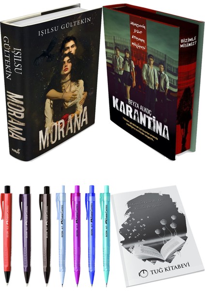 Karantina 1. Perde Film Özel Baskı Ciltli ve Morana Ciltli Işılsu Gültekin (2li Set)