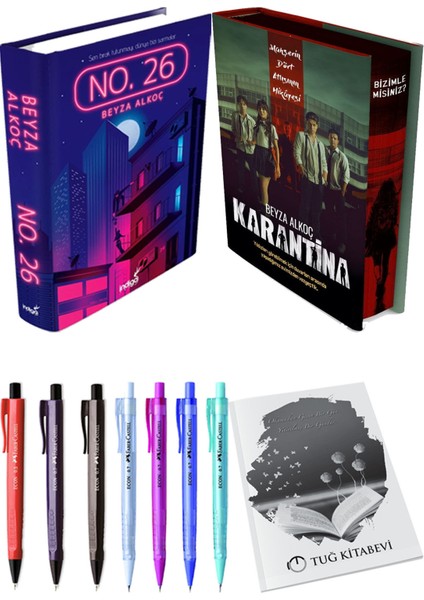 Karantina 1. Perde Film Özel Baskı Ciltli ve No. 26 Ciltli Beyza Alkoç (2li Set)