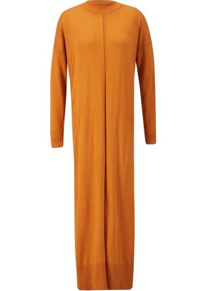 Elbise 23KD4248 Yanık Oranj
