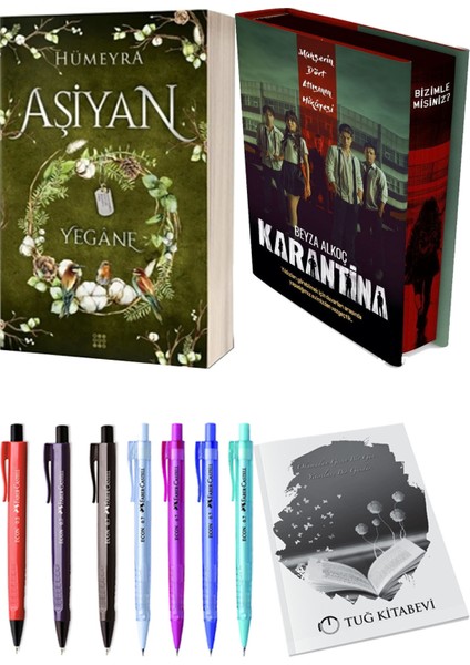 Karantina 1. Perde Film Özel Baskı Ciltli ve Aşiyan 3 Yegane Ciltli Hümeyra (2li Set)