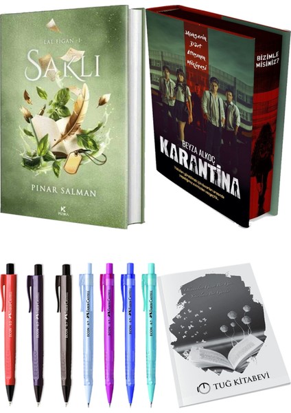 Karantina 1. Perde Film Özel Baskı Ciltli ve Saklı Ciltli Pınar Salman (2li Set)