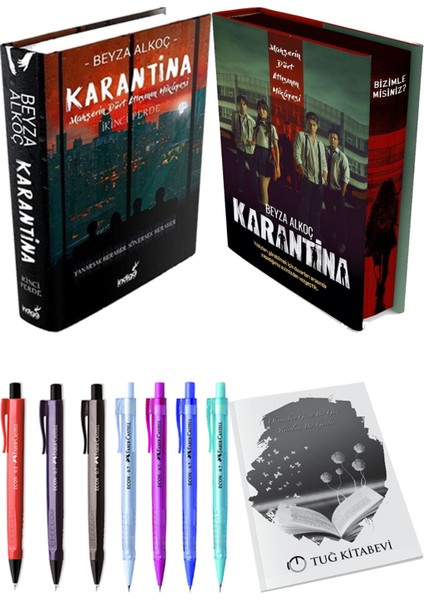 Karantina 1. Perde Film Özel Baskı Ciltli ve Karantina 2 Ciltli Beyza Alkoç (2li Set)