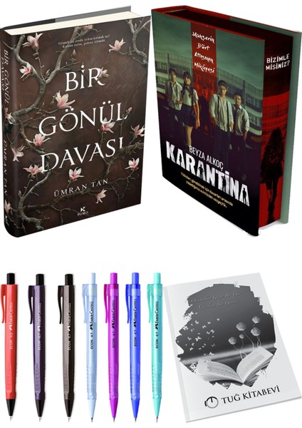 Karantina 1. Perde Film Özel Baskı Ciltli ve Bir Gönül Davası Ciltli Ümran Tan (2li Set)
