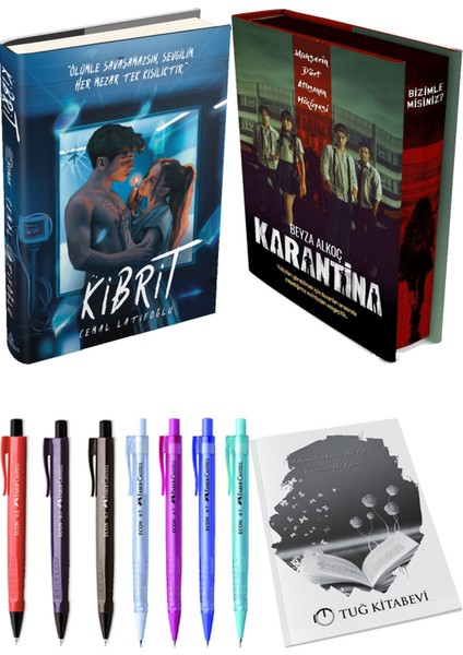 Karantina 1. Perde Film Özel Baskı Ciltli ve Ephesus Kibrit Ciltli Cemal Latifoğlu (2li Set)