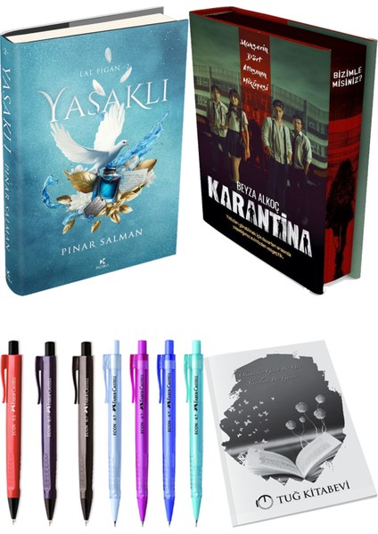 Karantina 1. Perde Film Özel Baskı Ciltli ve Yasaklı Ciltli Pınar Salman (2li Set)