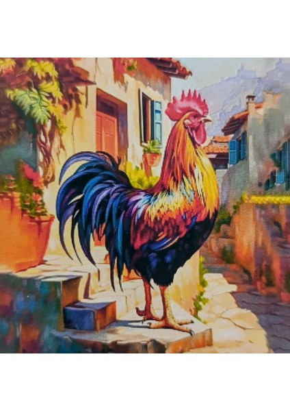 Elmas Boyama Boncuklu Kristal Taşlı Pano 30X30 Kit Tam Set