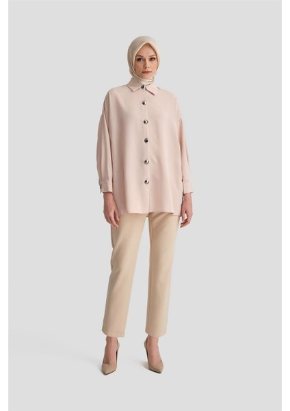 Gömlek 24Yd3000 Pudra