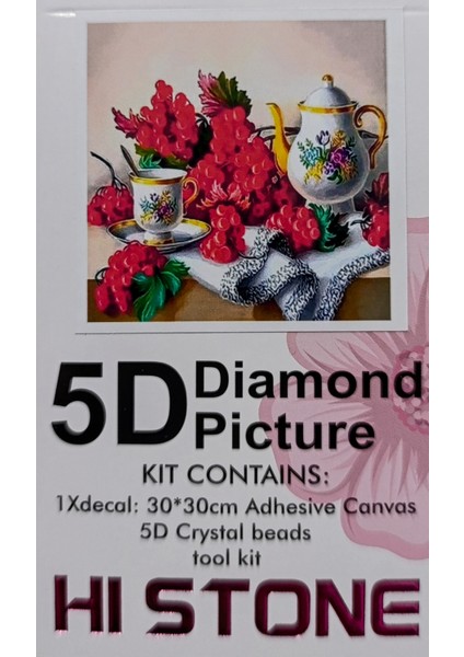 Elmas Boyama Boncuklu Kristal Taşlı Pano 30X30 Kit Tam Set fiyatları