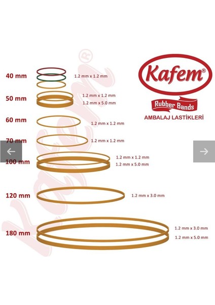 40 mm 3A Ambalaj Lastiği 1000GR modelleri