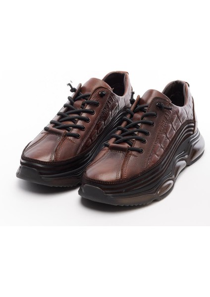 Yüksek Taban Deri Erkek Sneaker fiyatları